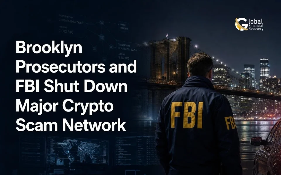 FBI and Brooklyn prosecutors shut down a crypto scam network.