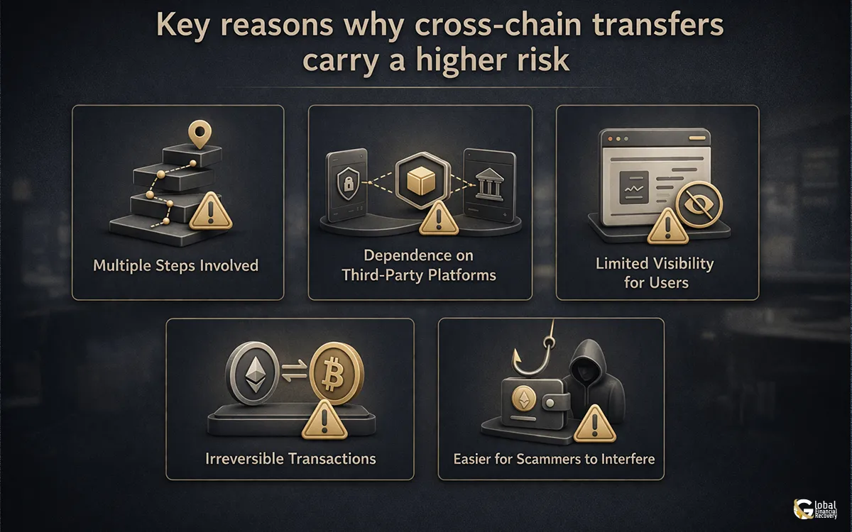 Why cross-chain crypto transfers are high risk and how they can lead to potential losses