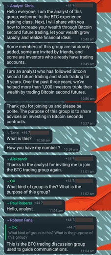 Fake Investment Groups on Social Platforms like WhatsApp and Telegram