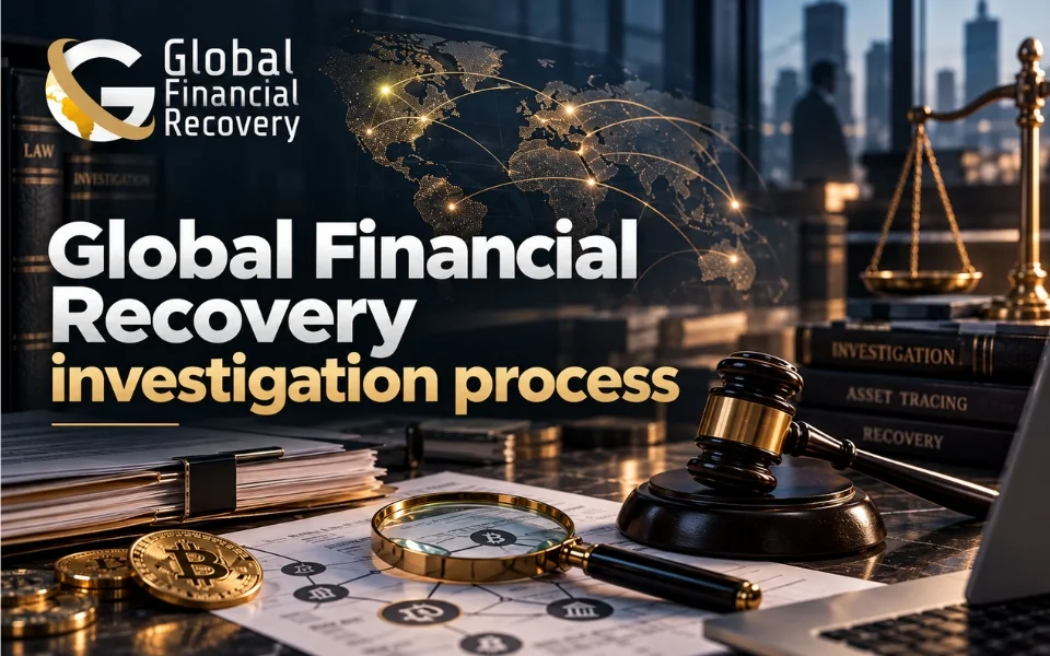 How Global Financial Recovery works through its financial investigation and case review process.