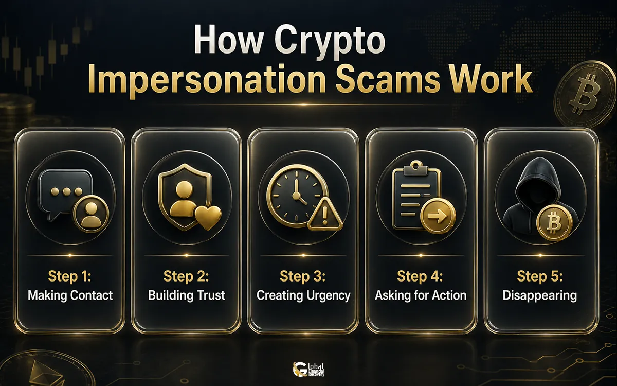 How crypto impersonation scams work and how to spot them.