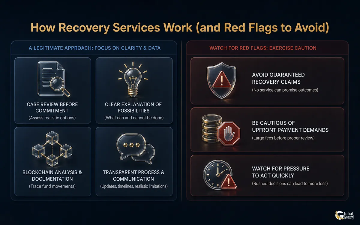 How scam recovery services work to trace and recover lost funds