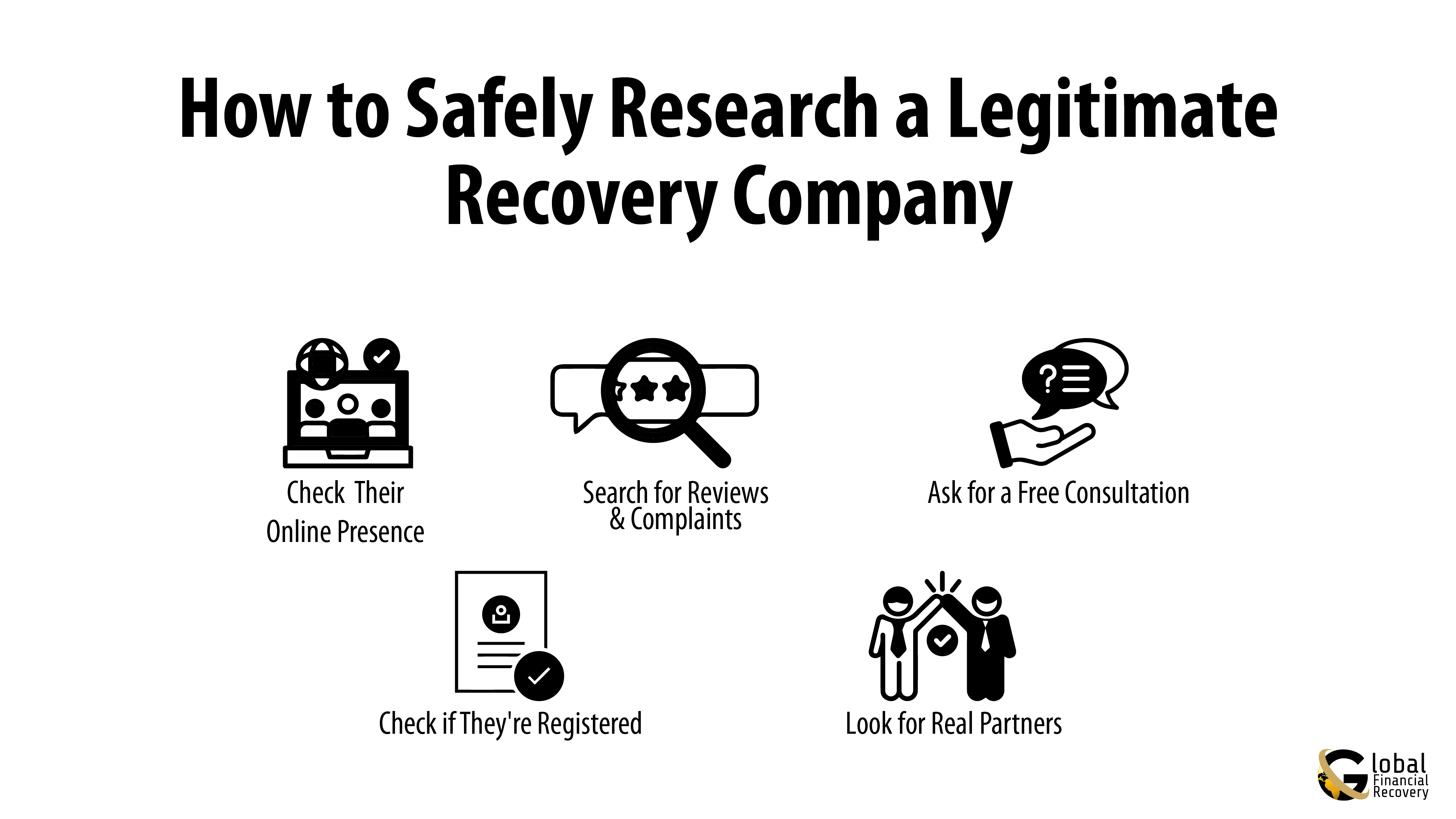 How to Safely Research a Legitimate Recovery Company