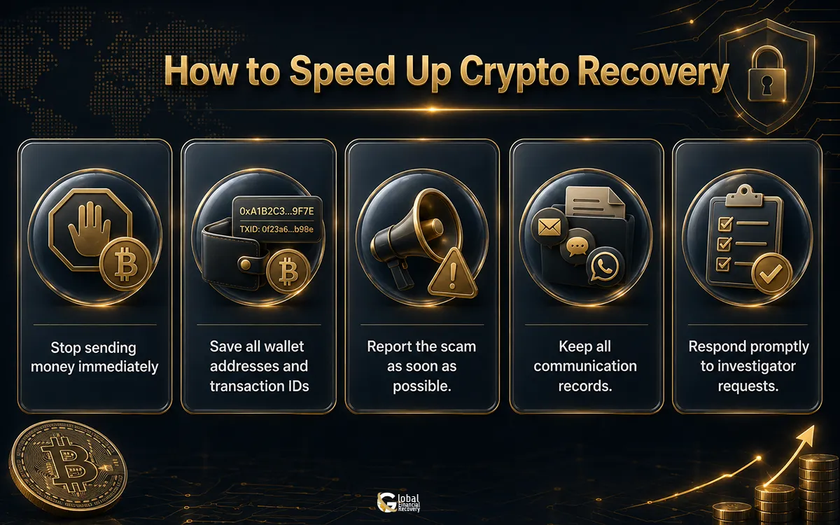Can crypto recovery be faster? Learn what affects the speed of recovering stolen cryptocurrency.