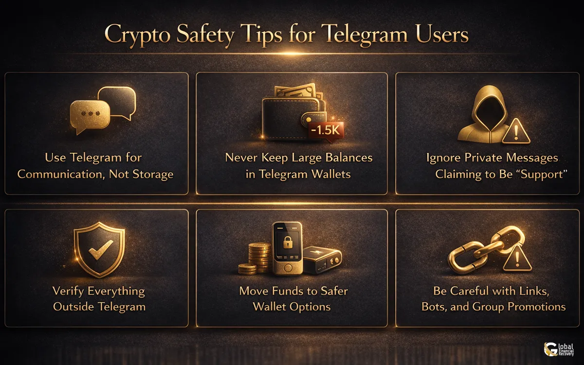 Tips to keep your crypto safe when using Telegram