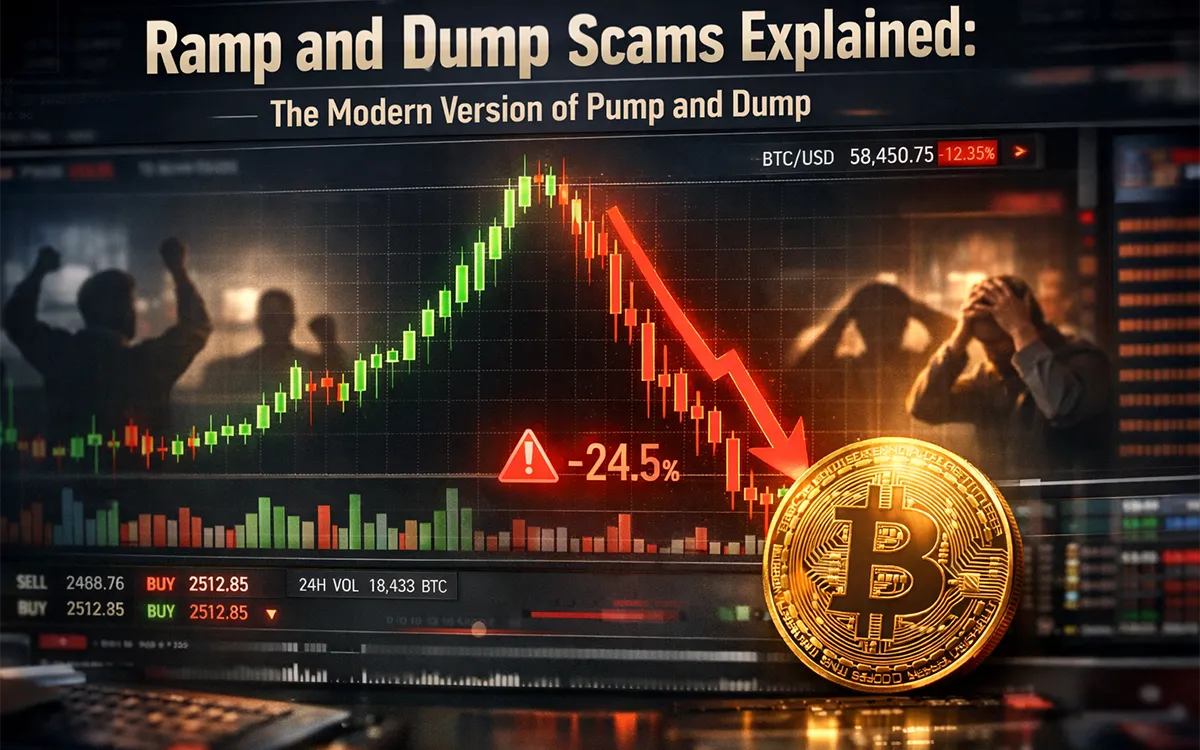 Ramp and dump scams and market manipulation.