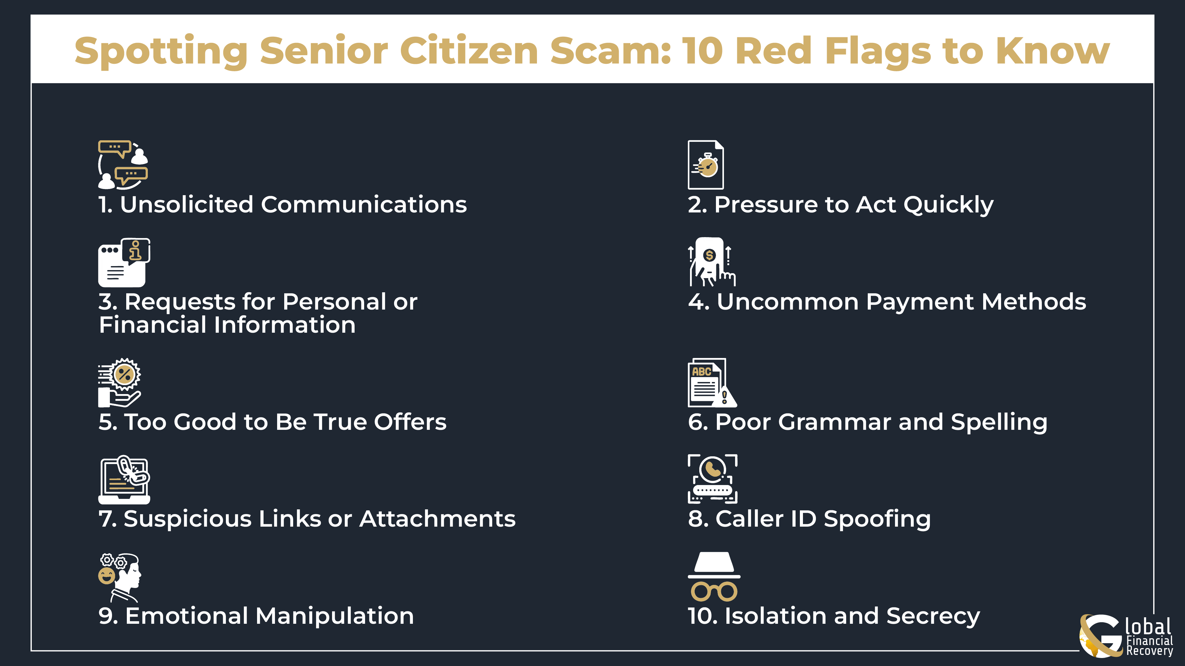 Spotting Senior Citizen Scams: 10 Red Flags to Know