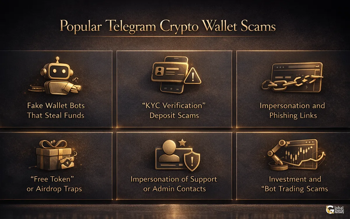 Telegram crypto scams targeting wallet users