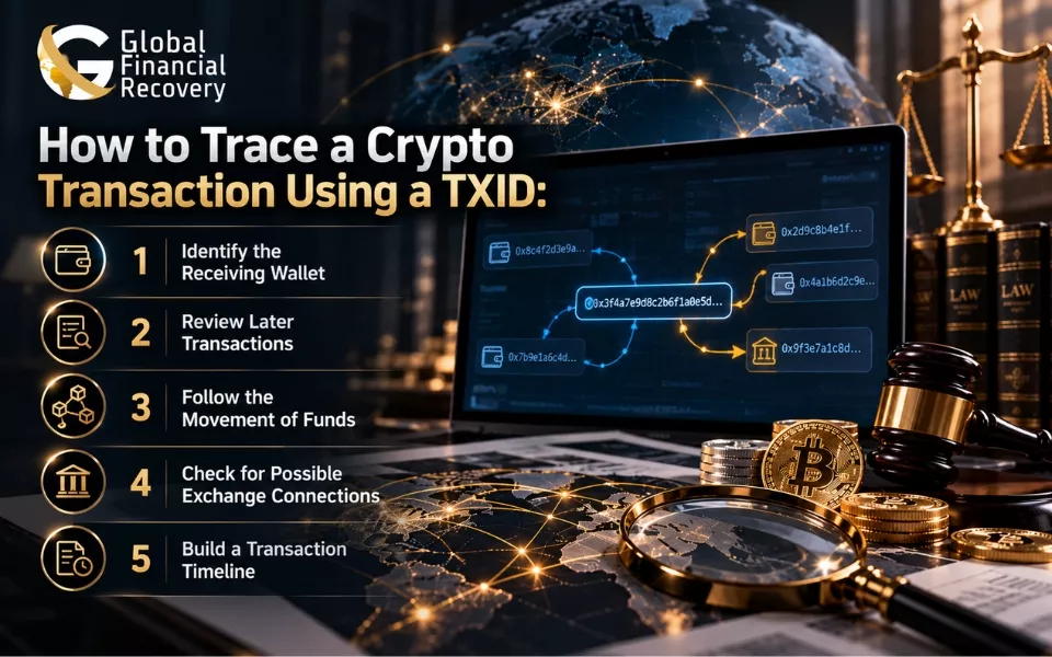 How to trace a crypto transaction using a TXID.