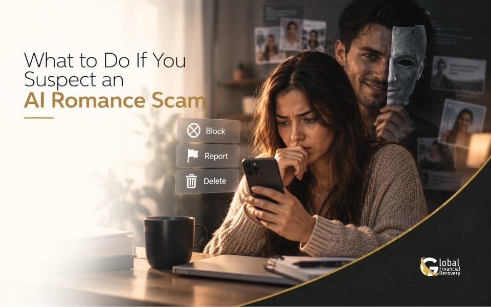 What to do if you suspect an AI romance scam.
