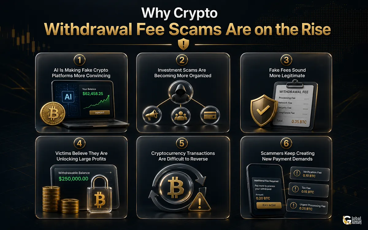 Why crypto withdrawal fee scams are on the rise as fraudsters use fake withdrawal charges to steal cryptocurrency from unsuspecting investors